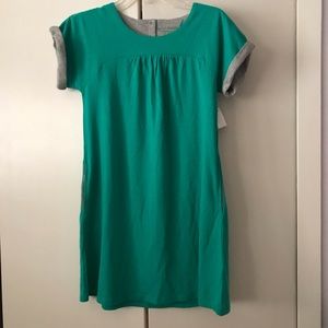 NWT Mini Boden Short Sleeve Dress in Teal